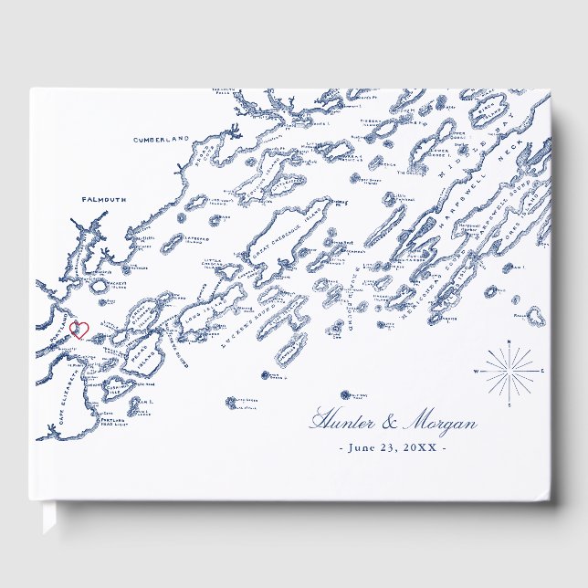 VELHA VERSÃO do Livro de Convidados do Casco Bay (Frente)