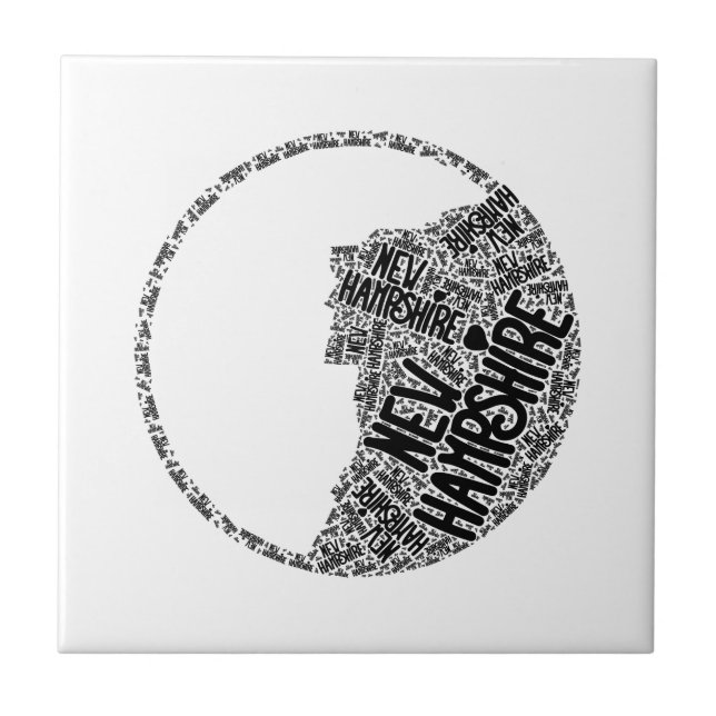 Velho Azulejo de cerâmica de montanha Gráfico Negr (Frente)