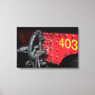 Velho Comboio A Vapor Le Mastrou 403 Canvas Do Mot