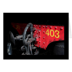 Velho comboio a vapor Le Mastrou 403 cartão de mot