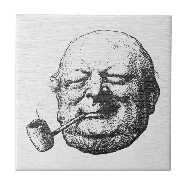 Velho Fumando Canoa Vintage (Frente)
