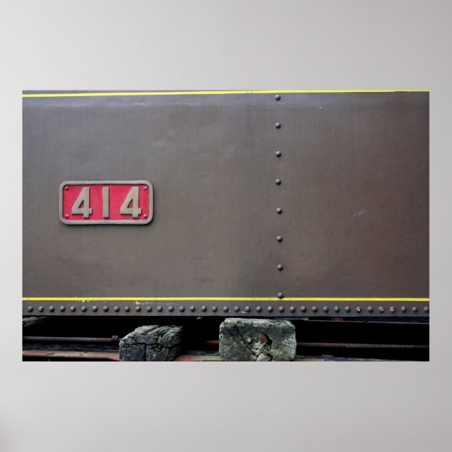 Velho trem Mastrou. Estou aqui para a Poster de ma (Frente)