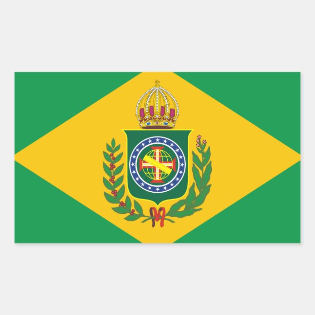 Velhos adesivos com bandeira brasileira (Frente)