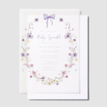 Vellum Baby Sprinkle Wildflower Invasão Overlay
