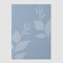 Vellum Simples em Pó com Folhas