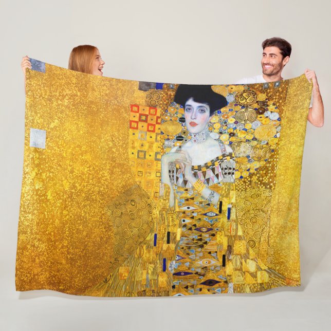 Velo A Senhora em Ouro, Cobertor de Fleece Gustav Klimt (In Situ)