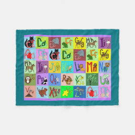 Velo Alfabeto Bloqueia cobertor de bebês