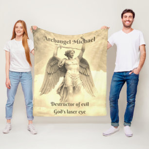 Velo Archangel Michael cobertor amarelo de velinha