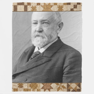 Velo Benjamin Harrison — Cobertor de Colcha Presidencia