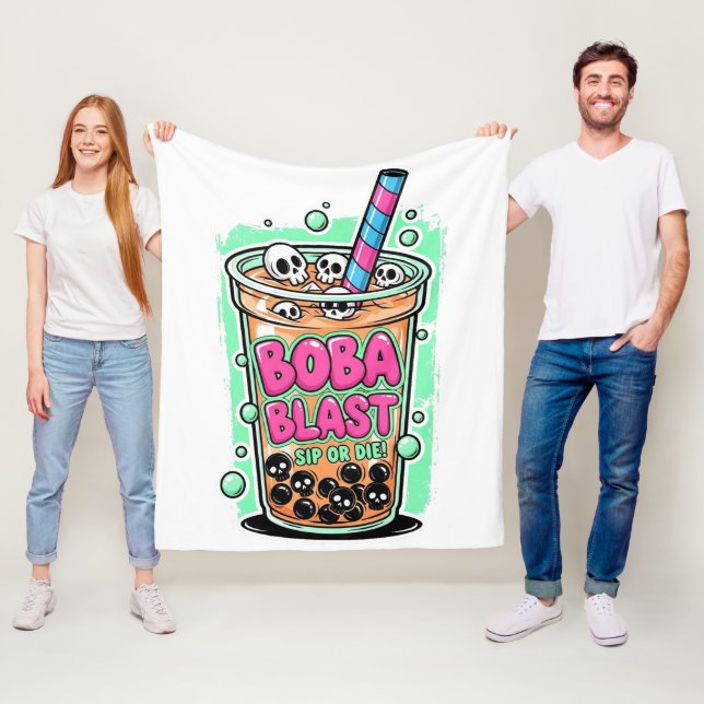 Velo Boba Blast – Beba ou Morra! – Cobertor de Fleece (In Situ)