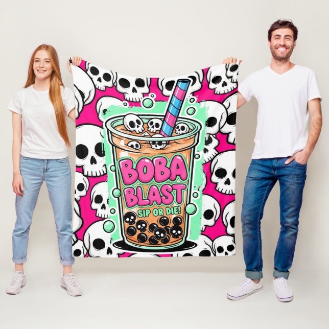 Velo Boba Blast – Beba ou Morra! – Cobertor de Fleece (In Situ)