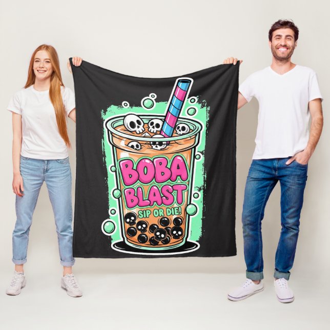 Velo Boba Blast – Beba ou Morra! – Cobertor de Fleece (In Situ)