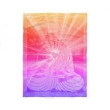 BuddhaTodayV4 #4 Cobertor de Fleece de Buda Aconch