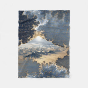 Velo Cálculo Celestial: Cobertor de Fleece Vista