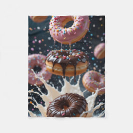 Velo Cobertor ADOM Donuts Flutuantes Salpico de Leite