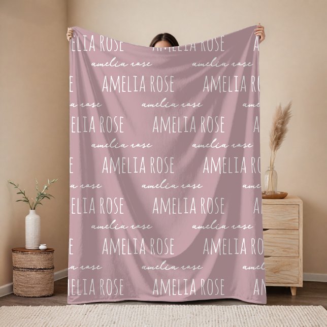 Velo Cobertor com Nome Personalizado Presente de Aniver (Personalized Name Blanket Anniversary Gift for Couples, Soft Custom Blanket Gift for Her and Girls)