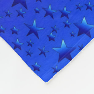 Velo Cobertor com Padrão de Noite Estrelada Azul