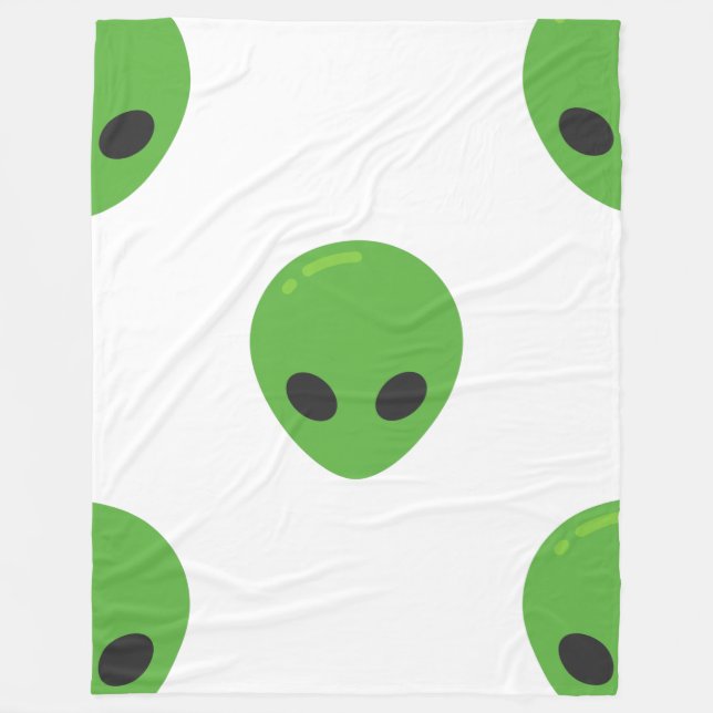 Velo cobertor de aliens emoji (Frente)