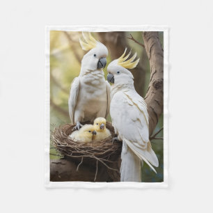 Velo Cobertor de Arte da Vida Selvagem da Família Cacat