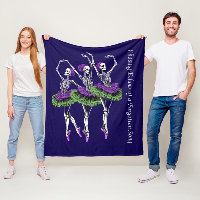 Velo Cobertor de Bailarina Esqueleto Verde Roxo  (In Situ)