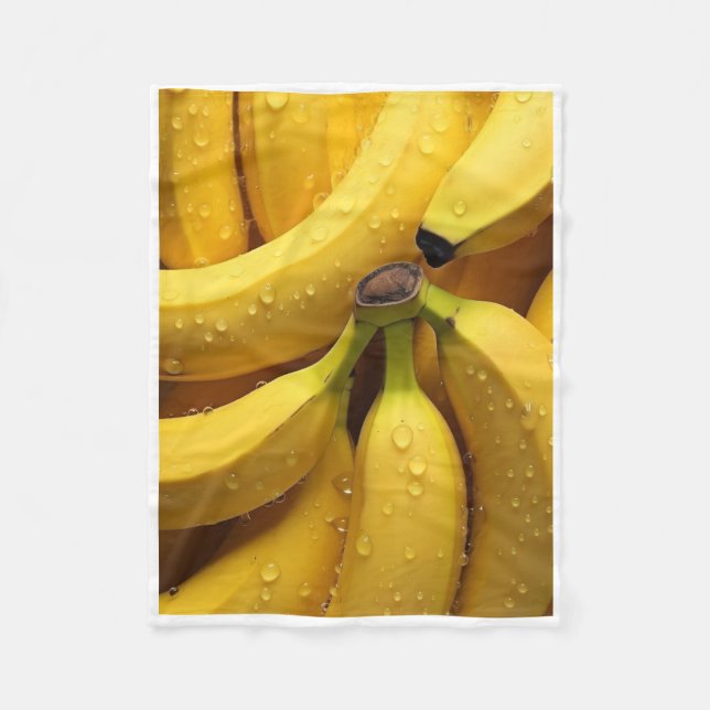 Velo Cobertor de Bananas Amarelas Frescas ADOM (Frente)
