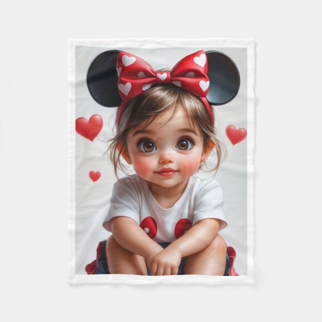Velo Cobertor de Bebê ADOM Sweet Mouse Hat (Frente)