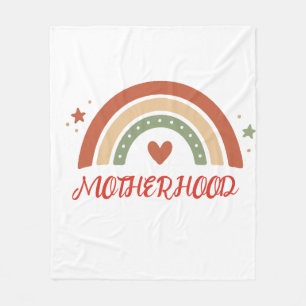 Velo Cobertor de Bebê Boho Arco-Íris Personalizado Terr