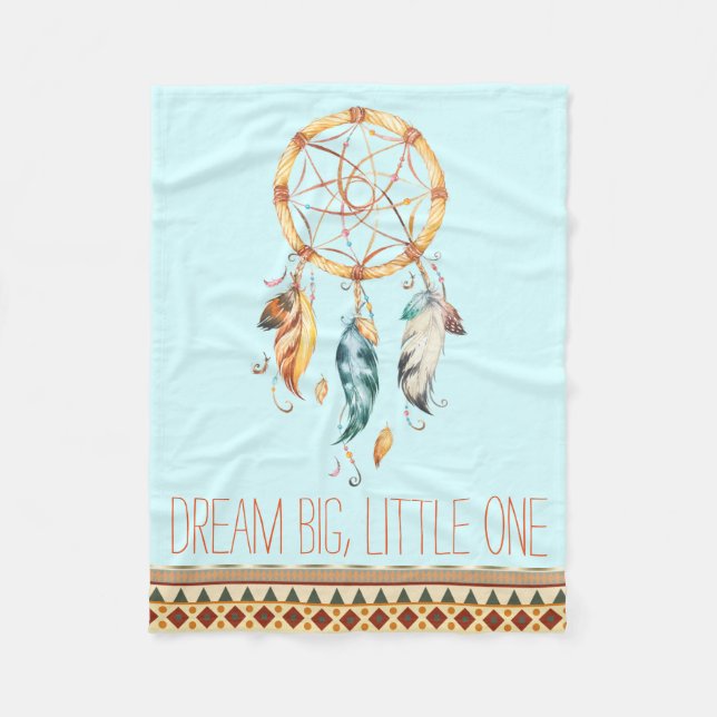 Velo Cobertor de Bebê Boho Caçador de Sonhos (Frente)