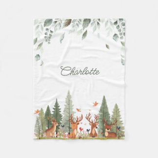 Velo Cobertor de Bebê Boho Woodland | Berçário Floresta