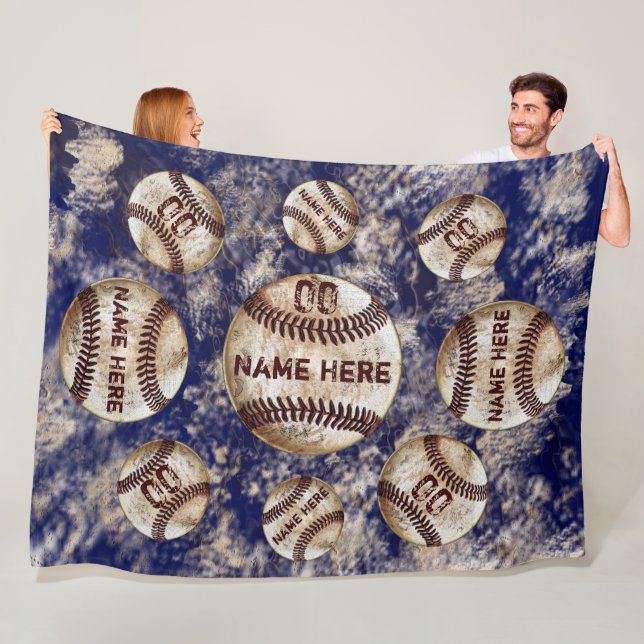 Velo Cobertor de beisebol personalizado com olhar sujo  (In Situ)