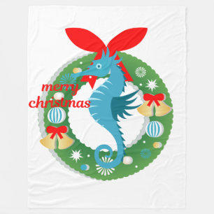 Velo cobertor de cavalo de natal alegre
