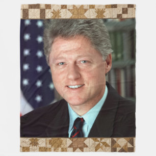 Velo Cobertor de Colcha Presidencial Bill Clinton
