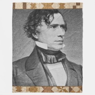 Velo Cobertor de Colcha Presidencial Franklin Pierce