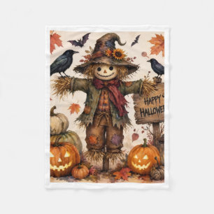 Velo Cobertor de Espantalho de Halloween Vintage
