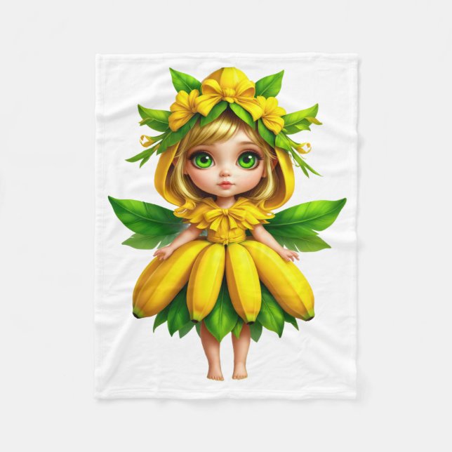 Velo Cobertor de Fleece Aconchegante com Personagem Fad (Frente)
