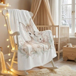 Velo Cobertor de Fleece Aconchegante de Inverno Florest
