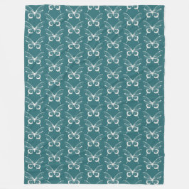 Velo Cobertor de Fleece Borboleta