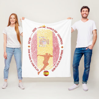 Velo Cobertor de Fleece Campeões da Copa do Mundo 2026 