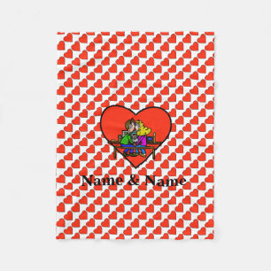 Velo Cobertor de Fleece Casal de Rádio Amador Personali