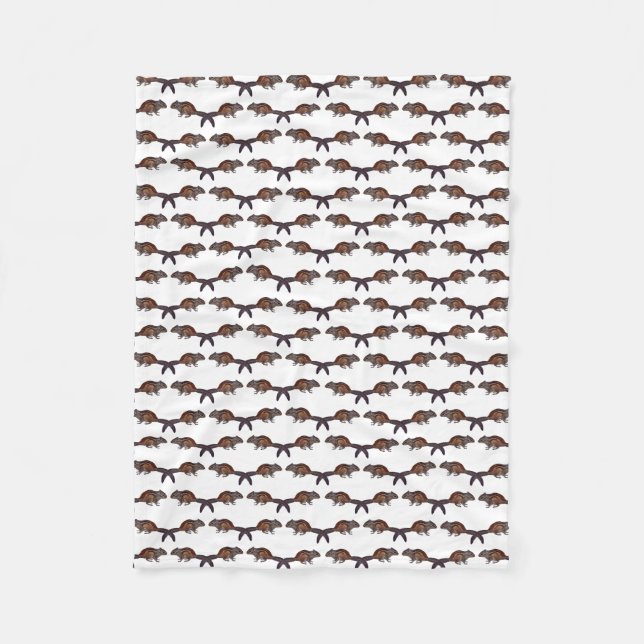 Velo Cobertor de Fleece Chipmunk Frenzy (escolha a cor) (Frente)