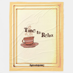 Velo Cobertor de Fleece "Chocolate Bar" Hora de Relaxar