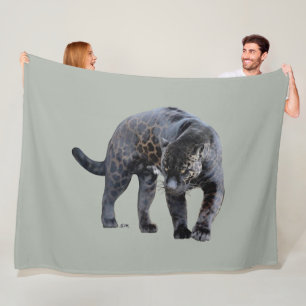 Velo Cobertor de fleece cinza claro Jaguar Diablo