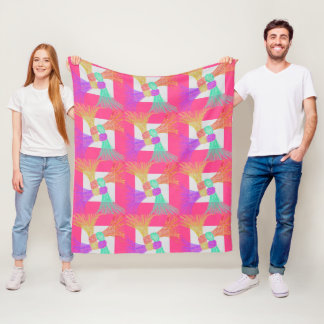 Velo Cobertor de Fleece Colorido Aconchegante 127 cm x 
