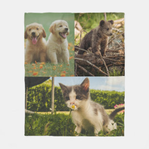 Velo Cobertor de Fleece com Cachorrinhos, Filhote de Ur