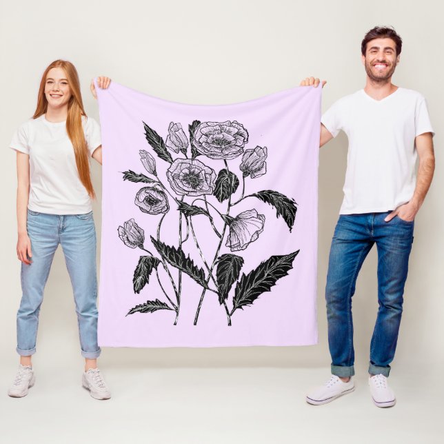 Velo Cobertor de Fleece com Cores Personalizadas com Pa (In Situ)