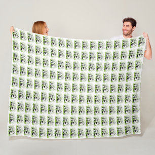 Velo Cobertor de Fleece com Design Fofo de Panda