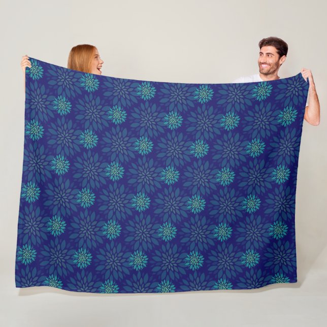 Velo Cobertor de Fleece com Estampa Floral (In Situ)