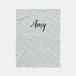 Velo Cobertor de Fleece com Padrão de Conchas Personali