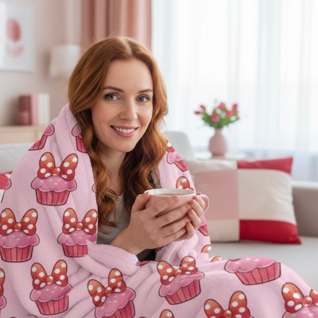 Velo Cobertor de Fleece Cupcake (Criador carregado)