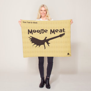Velo Cobertor de Fleece da Banda de Rock Moose Meat